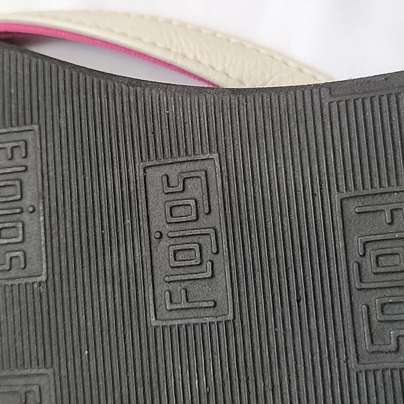 FLOJOS Sandals. White Straps. Size 8 for Women. - Picture 5 of 9